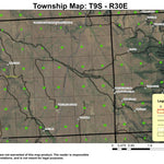Pass Creek T9S R30E Township Map Preview 1