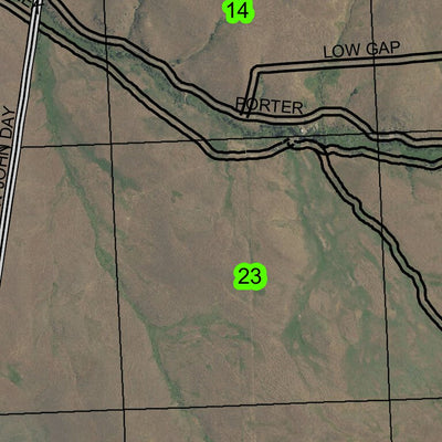 Pass Creek T9S R30E Township Map Preview 2