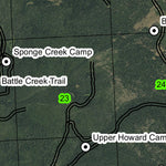 Battle Creek T8S R33E Township Map Preview 2