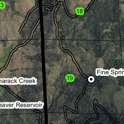 Little Mowich Mountain T18S R26E Township Map Preview 2
