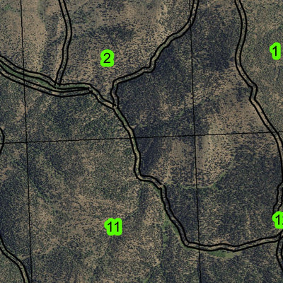 Little Mowich Mountain T18S R26E Township Map Preview 3