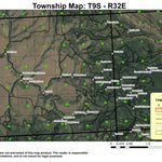 Big Creek T9S R32E Township Map Preview 1