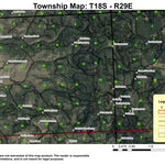 Alsup Mountain T18S R29E Township Map Preview 1