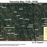 Glass Mountain T17SR33E Township Map Preview 1