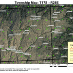 Buck Mountain T17S R28E Township Map Preview 1