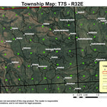 Deep Canyon T7S R32E Township Map Preview 1