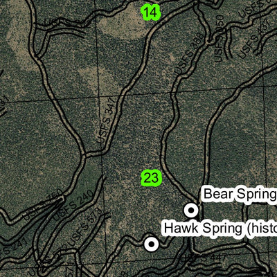 Tamarack Camp T17S R34E Township Map Preview 2
