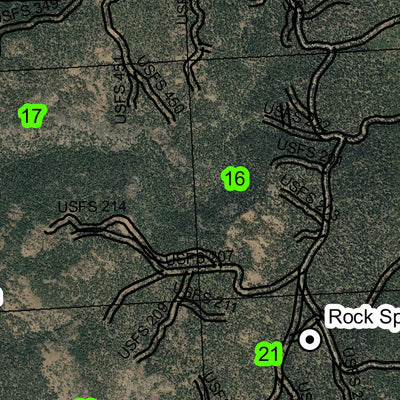 Tamarack Camp T17S R34E Township Map Preview 3