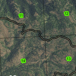 Tamarack Canyon T7S R30E Township Map Preview 3