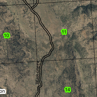 Skagway Creek T17S R36E Township Map Preview 3