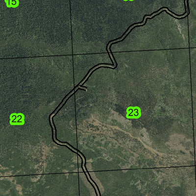 Jumpoff Joe Peak T9S R33E Township Map Preview 2
