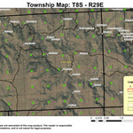 Conger Mountain T8S R29E Township Map Preview 1
