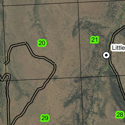 Little Basin Creek T9S R29E Township Map Preview 3