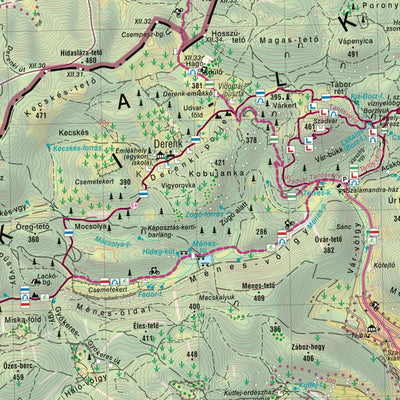 AGGTELEK-GÖMÖR turistatérkép / tourist map Preview 2