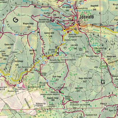 AGGTELEK-GÖMÖR turistatérkép / tourist map Preview 3