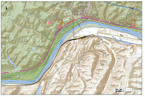 Potomac River Atlas of Washington County Maryland Pages 6 and 7 Preview 1
