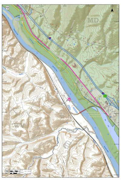 Potomac River Atlas of Washington County Maryland Pages 12 and 13 Preview 1