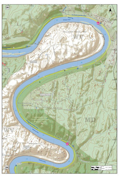 Potomac River Atlas of Washington County Maryland Pages 28 and 29 Preview 1