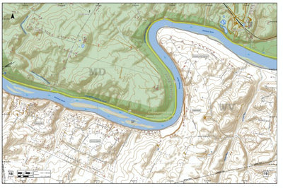 Potomac River Atlas of Washington County Maryland Pages 18 and 19 Preview 1