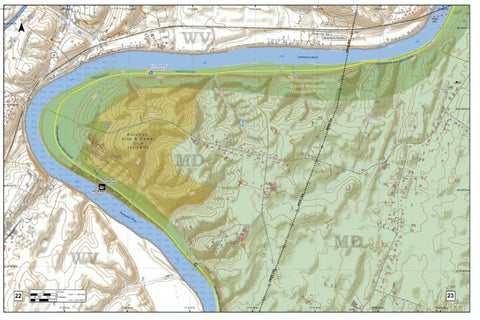 Potomac River Atlas of Washington County Maryland Pages 22 and 23 Preview 1