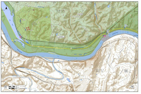 Potomac River Atlas of Washington County Maryland Pages 14 and 15 Preview 1