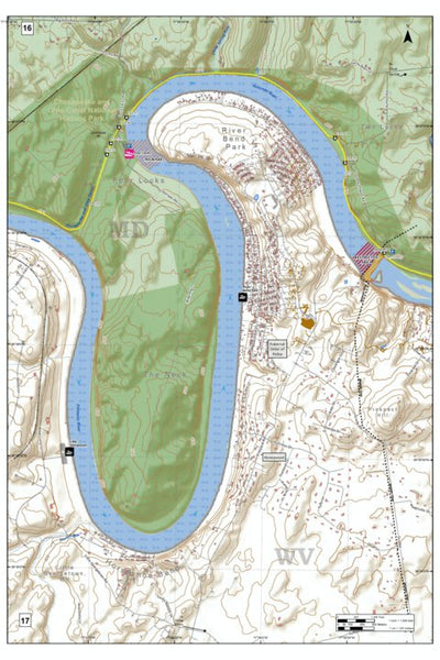 Potomac River Atlas of Washington County Maryland Pages 16 and 17 Preview 1