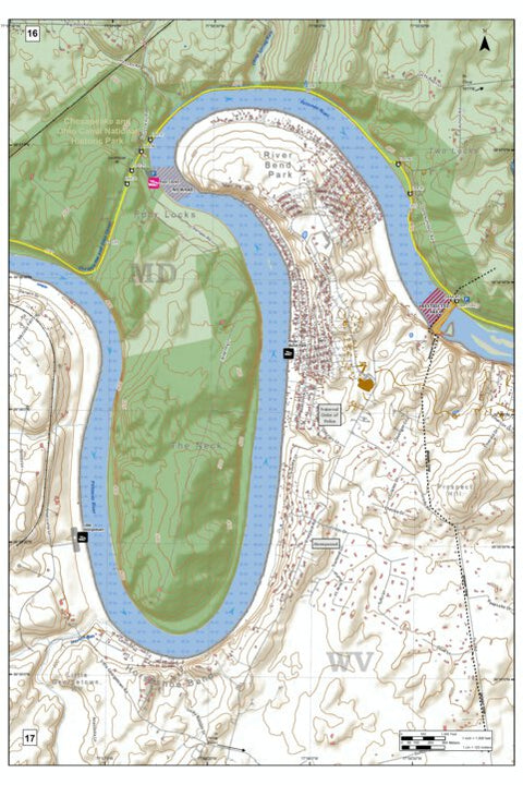 Potomac River Atlas of Washington County Maryland Pages 16 and 17 Preview 1