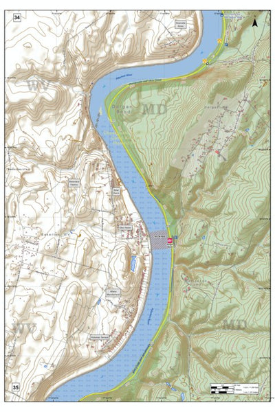 Potomac River Atlas of Washington County Maryland Pages 34 and 35 Preview 1