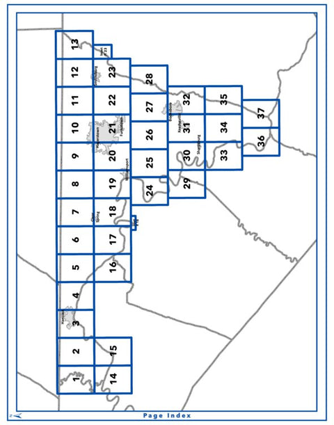 Atlas of Washington County Maryland Page Index Preview 1