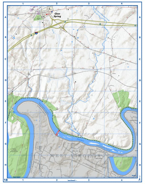 Atlas of Washington County Maryland Page 18 Preview 1