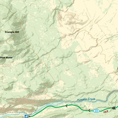 Central Oregon Road Biking Map Preview 2