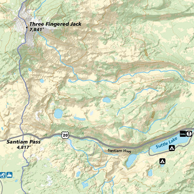 Central Oregon Road Biking Map Preview 3
