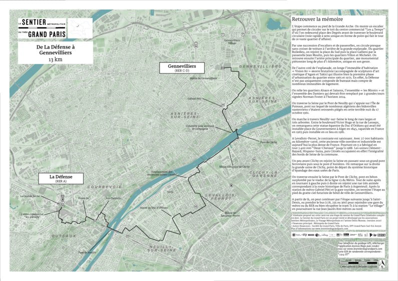 Le Sentier du Grand Paris (Etape 25) : de La Défense à Gennevilliers ...