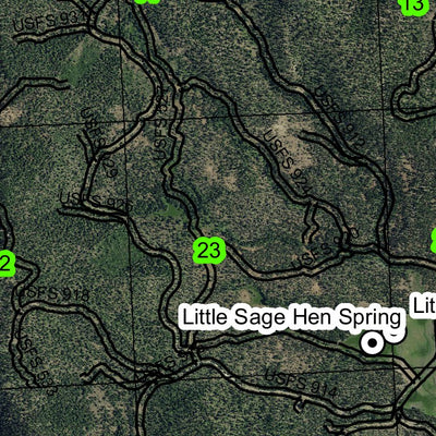 Burnt Mountain T19S R30E Township Map Preview 2