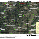 Whiskey Mountain T19S R28E Township Map Preview 1