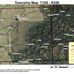 Williams Reservoir T19S R25E Township Map Preview 1