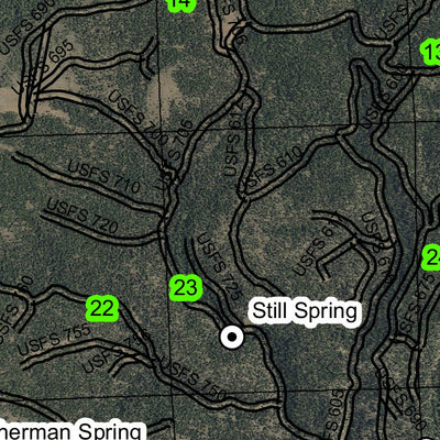 Williams Reservoir T19S R25E Township Map Preview 2