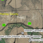 Drewsey Table T20S R35E Township Map Preview 2