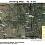Calamity Butte T19S R32E Township Map Preview 1