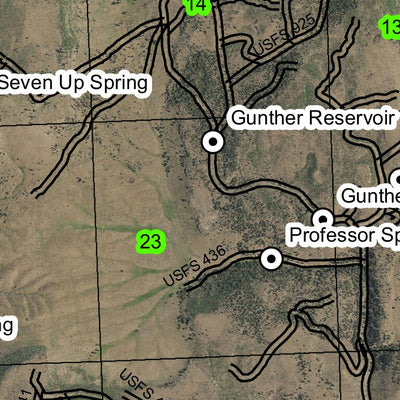 Blue Creek T20S R28E Township Map Preview 2