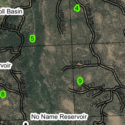 Blue Creek T20S R28E Township Map Preview 3