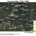 Howard Valley T19S R26E Township Map Preview 1