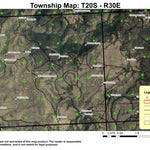Red Hill T20S R30E Township Map Preview 1
