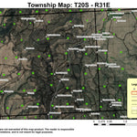 Crow Flat T20S R31E Township Map Preview 1