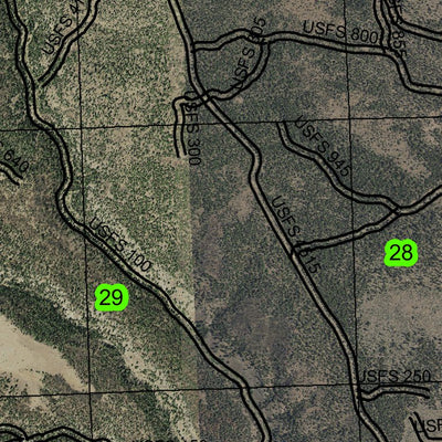 Chapin Table T21S R25E Township Map Preview 3