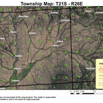 Sawmill Creek T21S R26E Township Map Preview 1