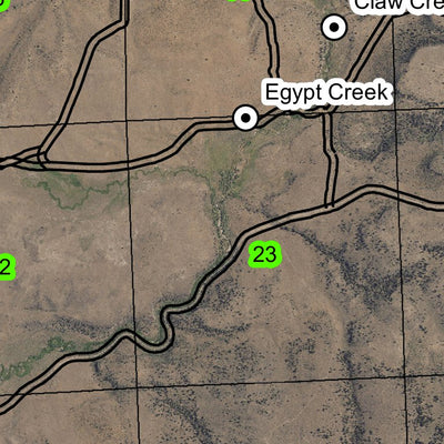 Sawmill Creek T21S R26E Township Map Preview 2