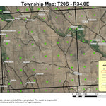 House Butte T20S R34E Township Map Preview 1