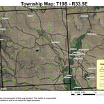 Little Wolf Creek T19S R33.5E Township Map Preview 1