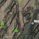 Green Butte T21S R28E Township Map Preview 2